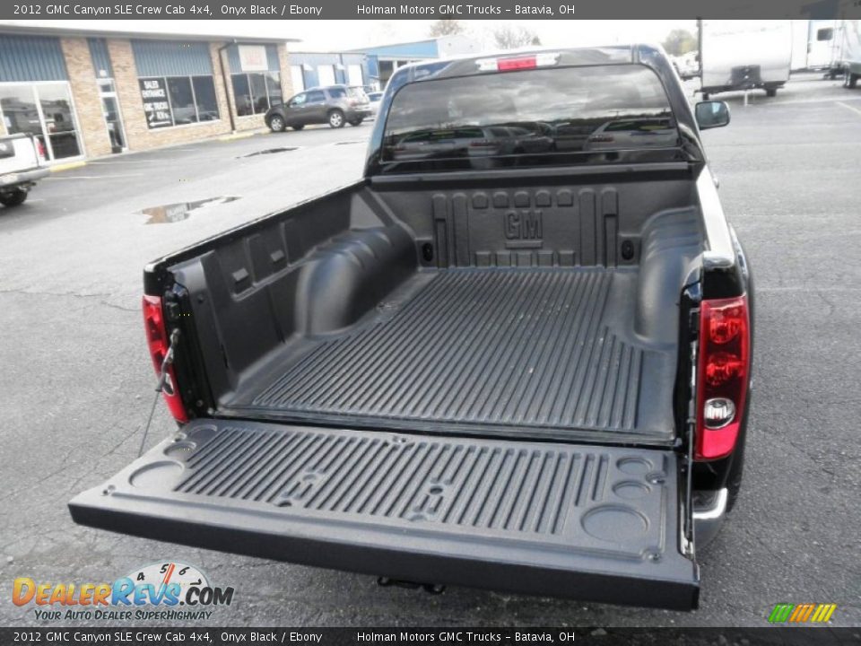 2012 GMC Canyon SLE Crew Cab 4x4 Onyx Black / Ebony Photo #17