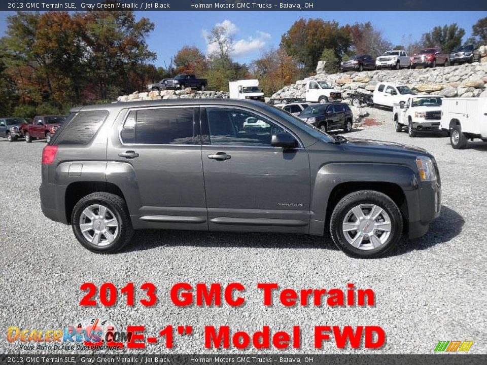 2013 GMC Terrain SLE Gray Green Metallic / Jet Black Photo #1