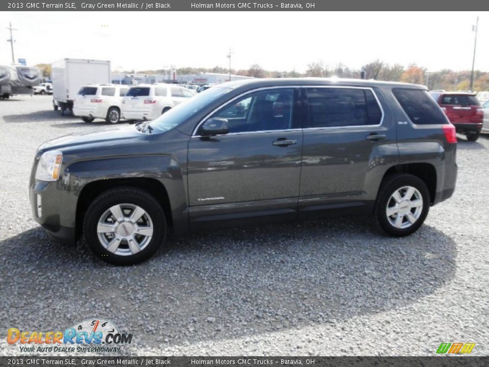 2013 GMC Terrain SLE Gray Green Metallic / Jet Black Photo #4