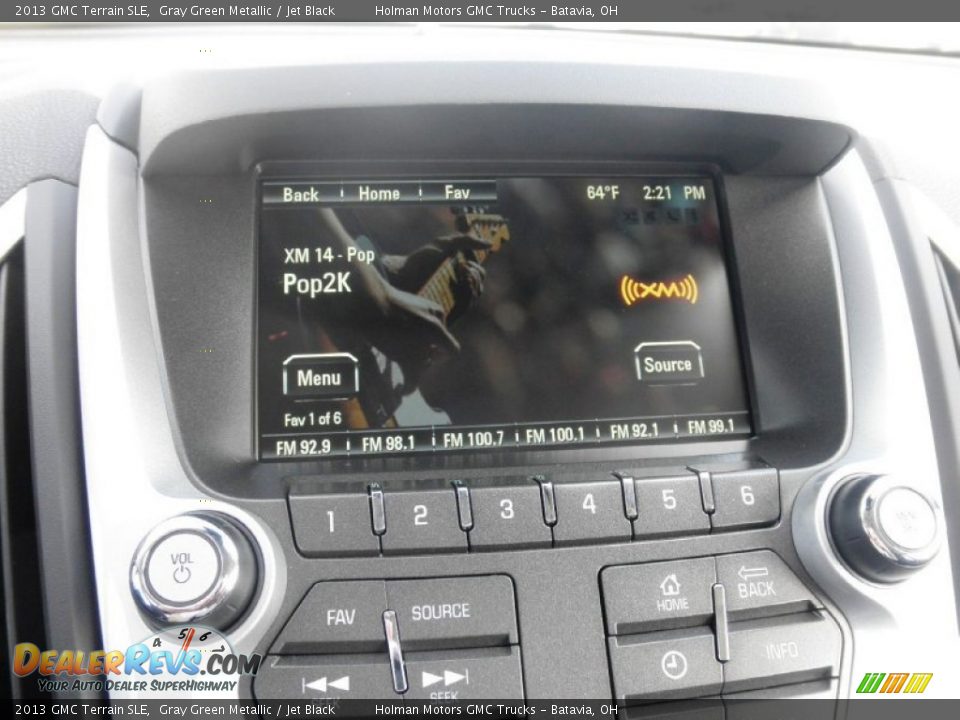 2013 GMC Terrain SLE Gray Green Metallic / Jet Black Photo #7