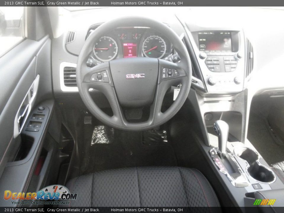 2013 GMC Terrain SLE Gray Green Metallic / Jet Black Photo #12