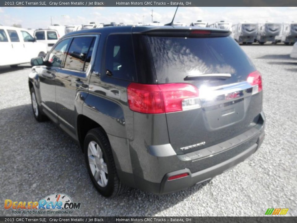 2013 GMC Terrain SLE Gray Green Metallic / Jet Black Photo #14