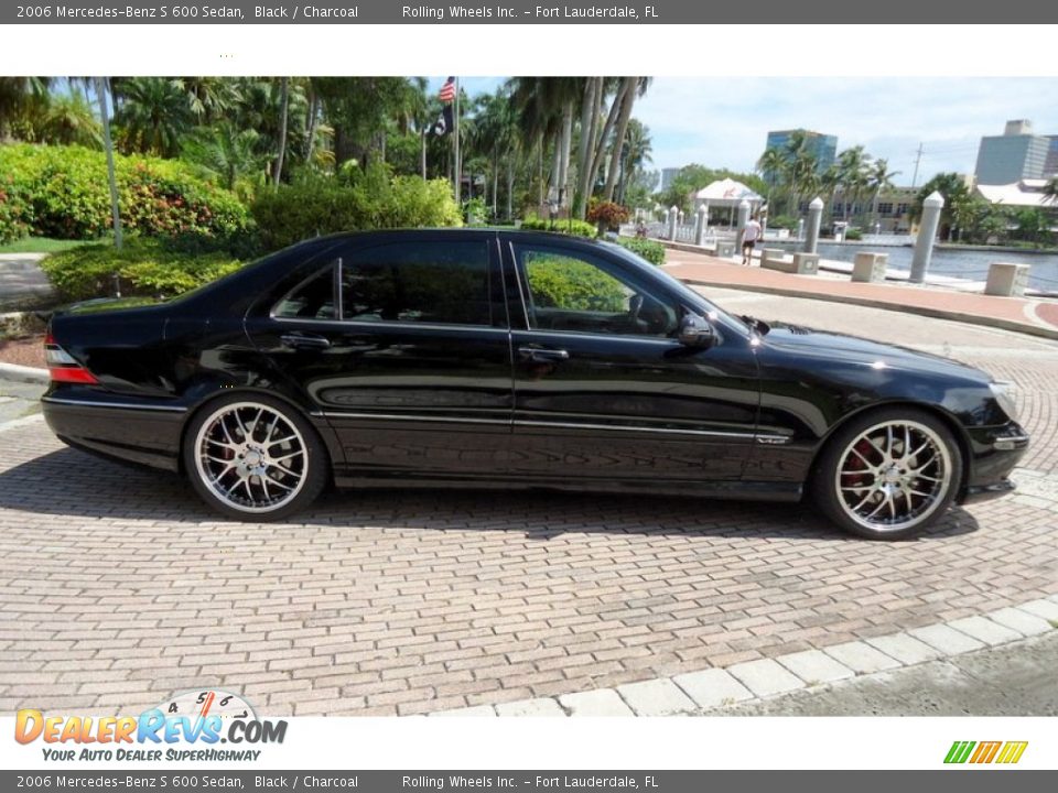 2006 Mercedes-Benz S 600 Sedan Black / Charcoal Photo #12