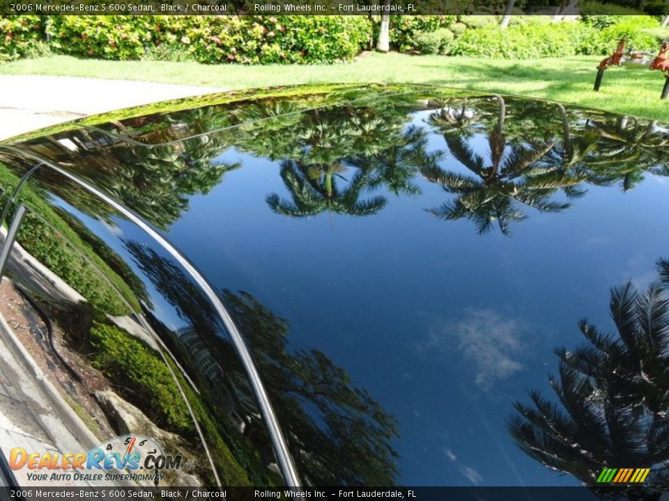 2006 Mercedes-Benz S 600 Sedan Black / Charcoal Photo #28