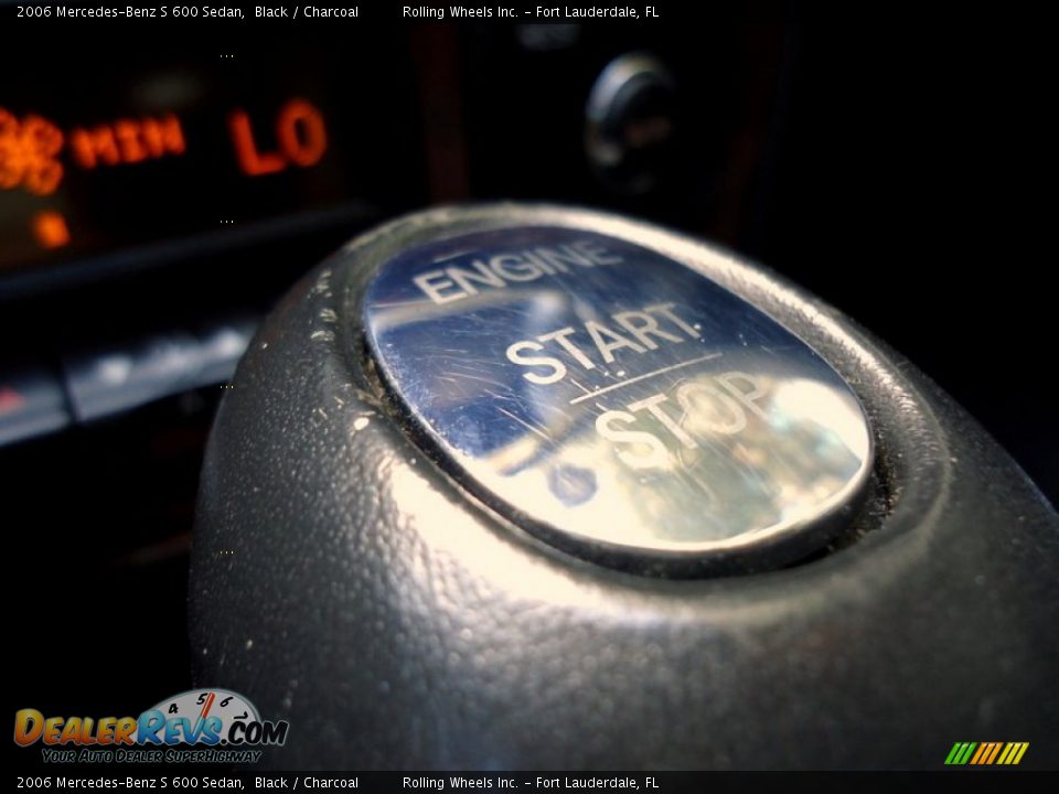 2006 Mercedes-Benz S 600 Sedan Black / Charcoal Photo #36