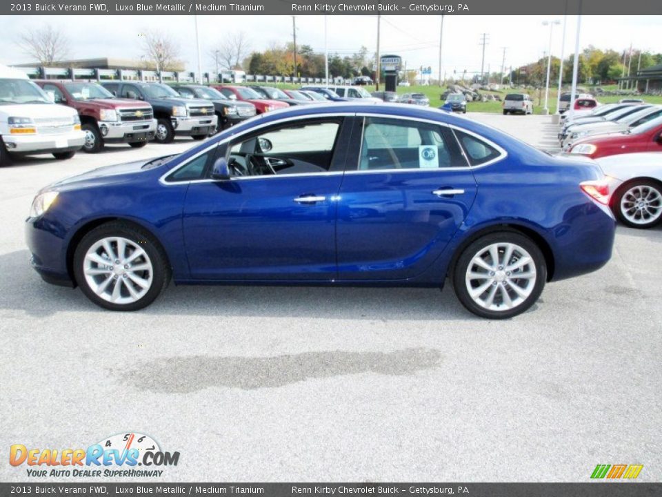 Luxo Blue Metallic 2013 Buick Verano FWD Photo #12