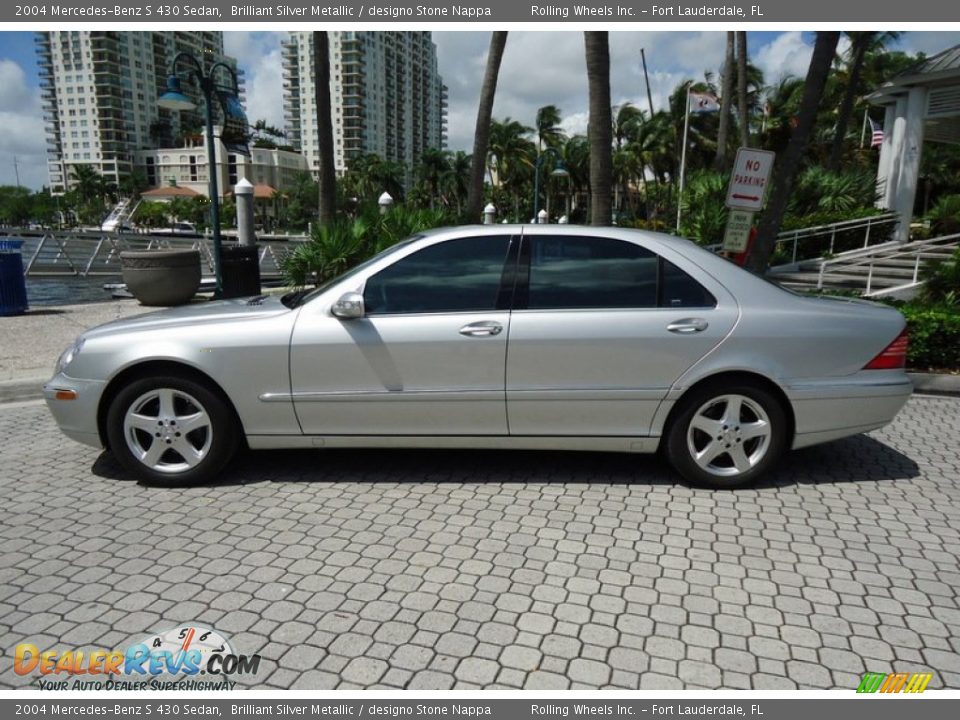 Brilliant Silver Metallic 2004 Mercedes-Benz S 430 Sedan Photo #2