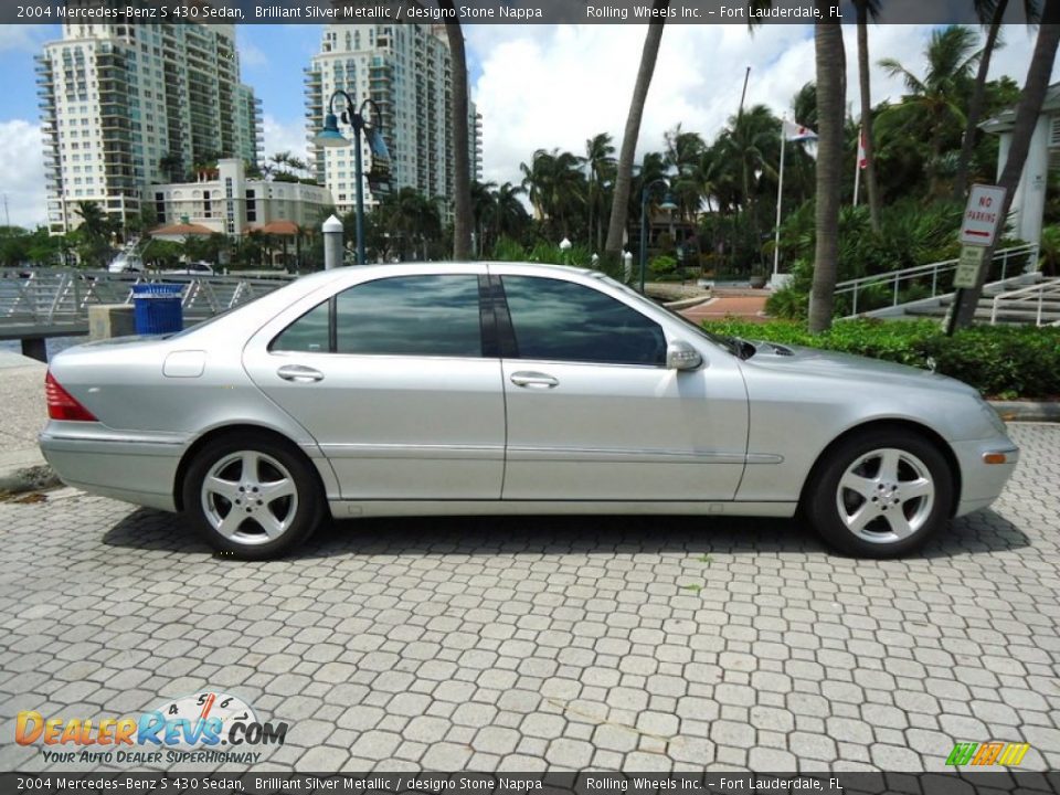 Brilliant Silver Metallic 2004 Mercedes-Benz S 430 Sedan Photo #4