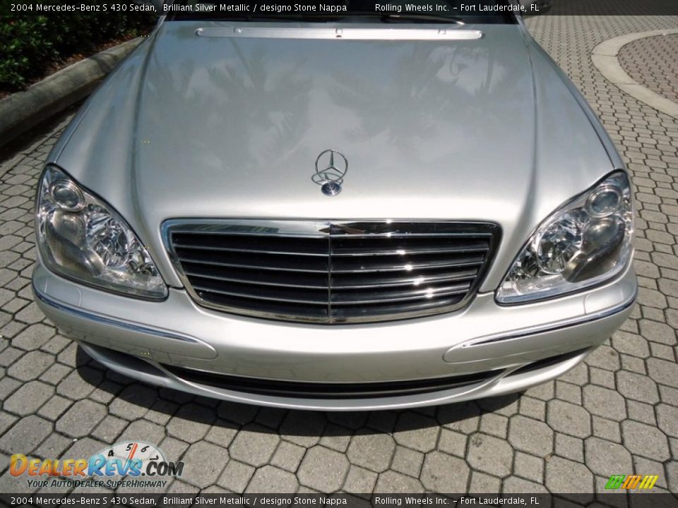 2004 Mercedes-Benz S 430 Sedan Brilliant Silver Metallic / designo Stone Nappa Photo #18