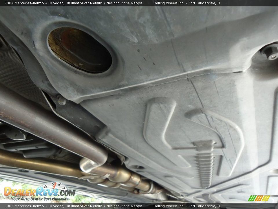 Undercarriage of 2004 Mercedes-Benz S 430 Sedan Photo #21