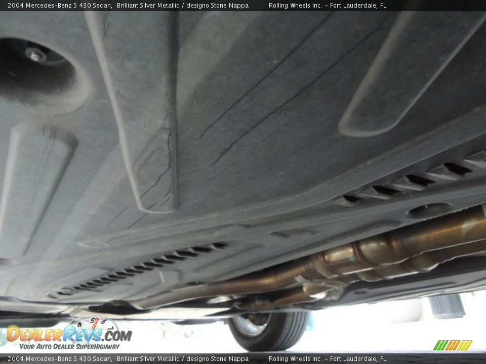 2004 Mercedes-Benz S 430 Sedan Brilliant Silver Metallic / designo Stone Nappa Photo #22