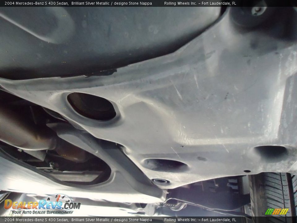 2004 Mercedes-Benz S 430 Sedan Brilliant Silver Metallic / designo Stone Nappa Photo #23