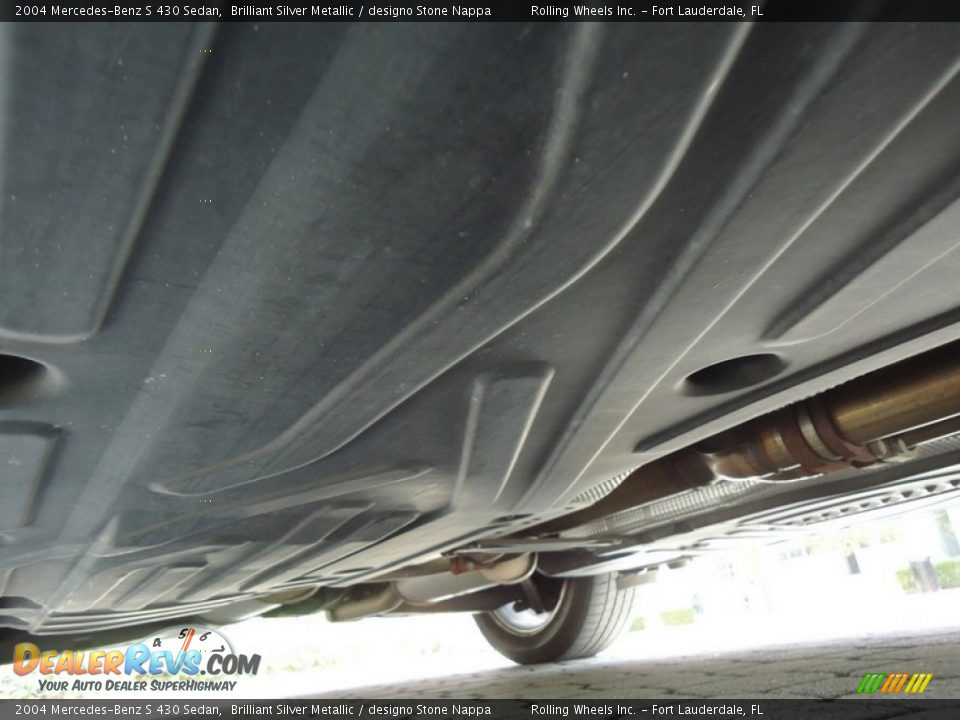 2004 Mercedes-Benz S 430 Sedan Brilliant Silver Metallic / designo Stone Nappa Photo #24