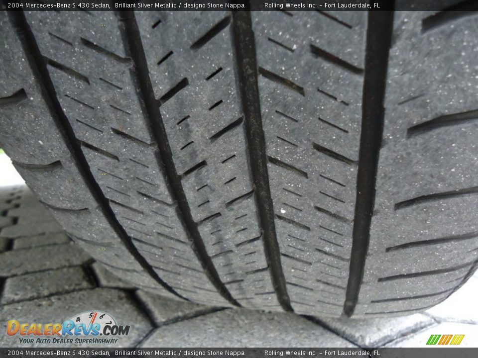 2004 Mercedes-Benz S 430 Sedan Brilliant Silver Metallic / designo Stone Nappa Photo #27