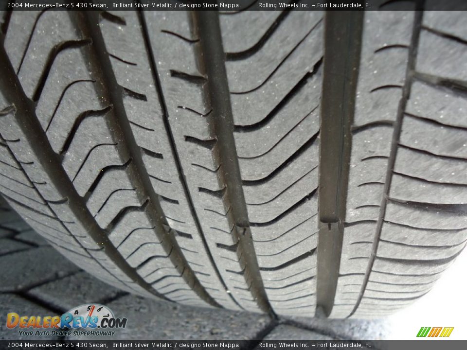 2004 Mercedes-Benz S 430 Sedan Brilliant Silver Metallic / designo Stone Nappa Photo #29
