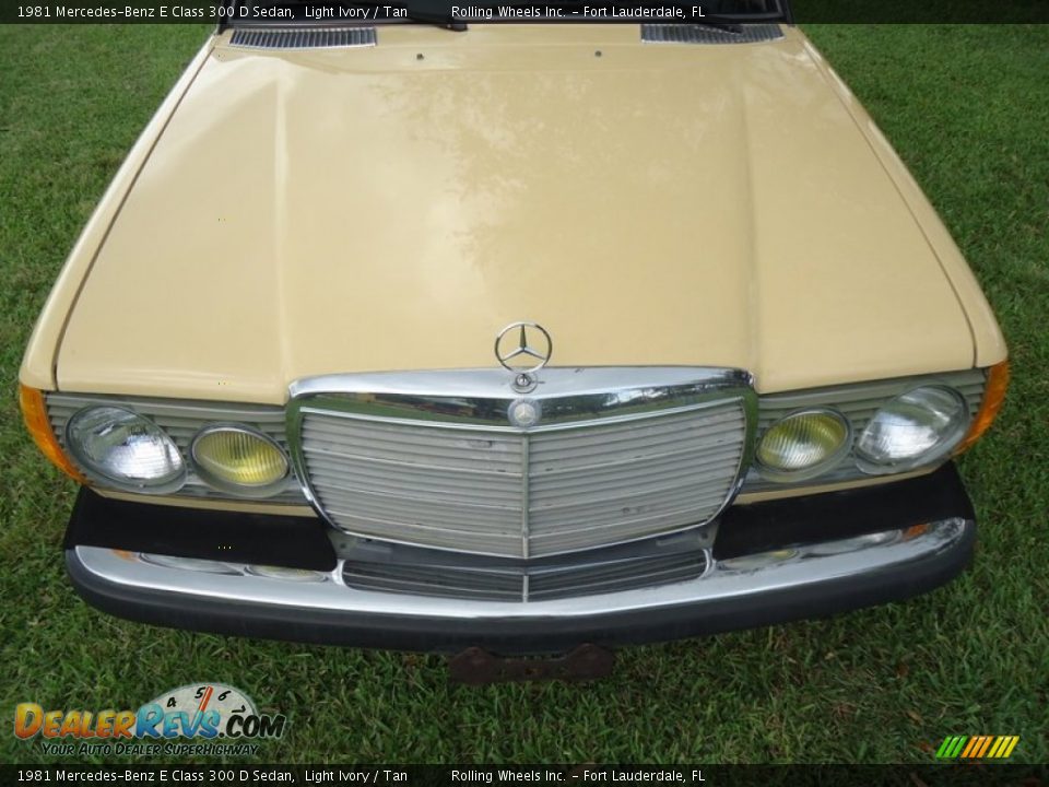 1981 Mercedes-Benz E Class 300 D Sedan Light Ivory / Tan Photo #11