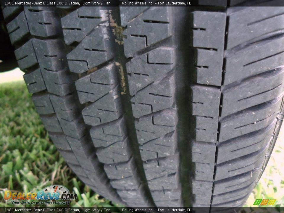 1981 Mercedes-Benz E Class 300 D Sedan Light Ivory / Tan Photo #25