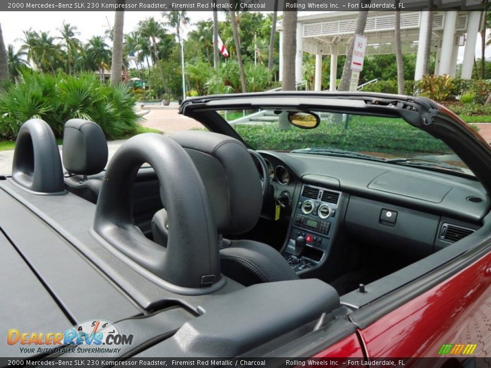 2000 Mercedes-Benz SLK 230 Kompressor Roadster Firemist Red Metallic / Charcoal Photo #2