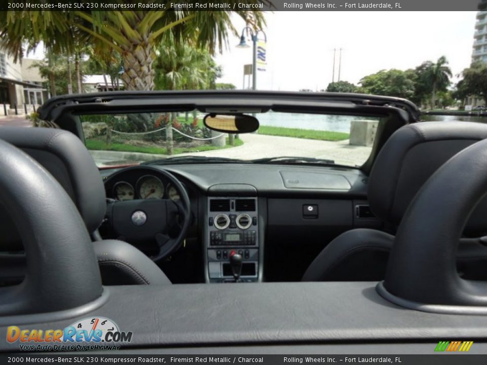 2000 Mercedes-Benz SLK 230 Kompressor Roadster Firemist Red Metallic / Charcoal Photo #5