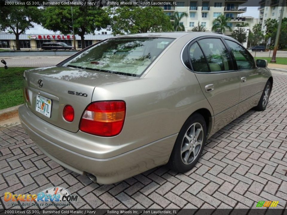 2000 Lexus GS 300 Burnished Gold Metallic / Ivory Photo #4