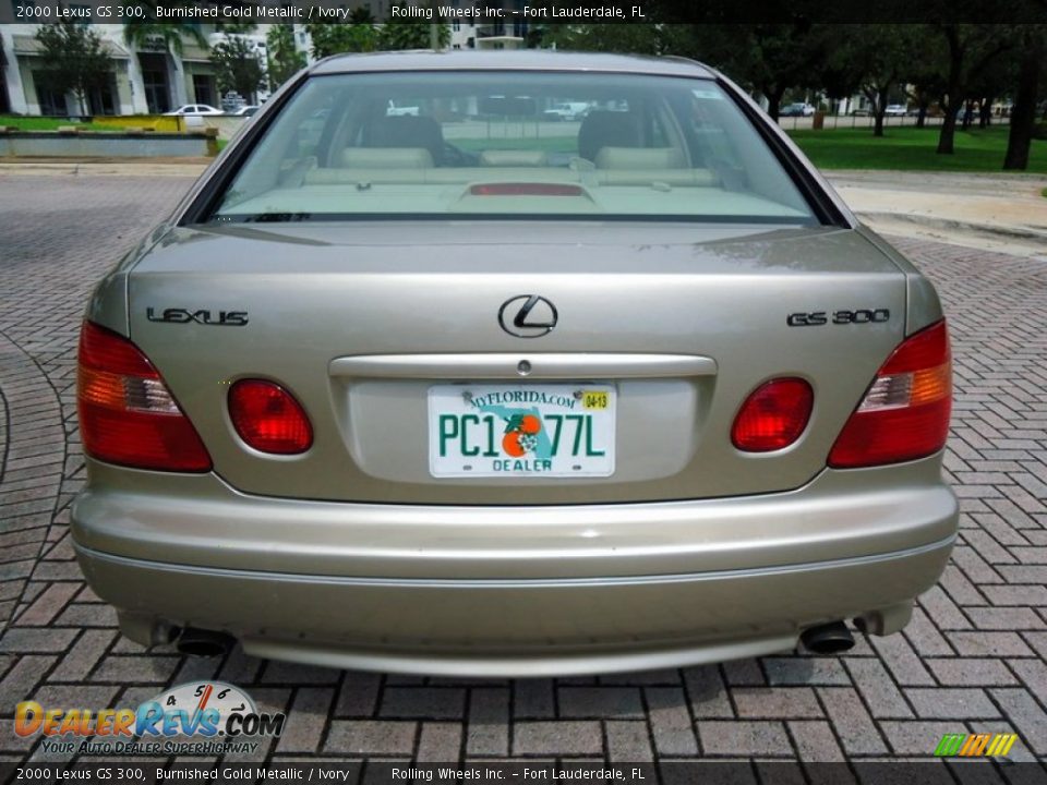 2000 Lexus GS 300 Burnished Gold Metallic / Ivory Photo #5
