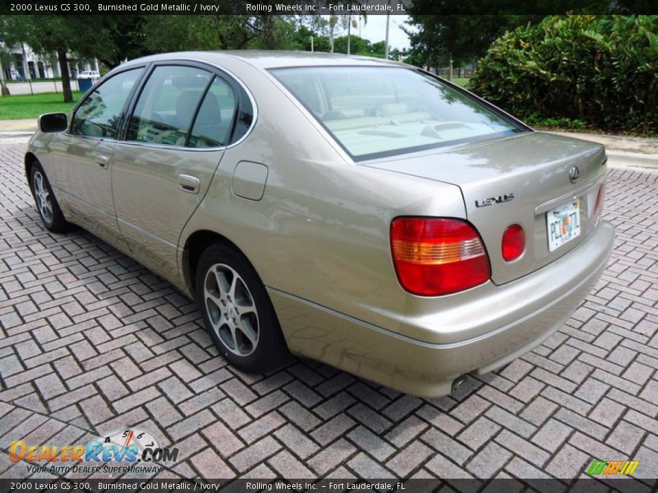 2000 Lexus GS 300 Burnished Gold Metallic / Ivory Photo #7