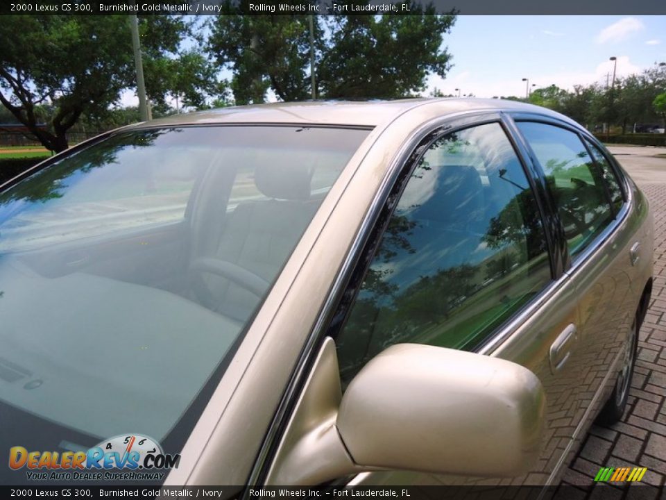2000 Lexus GS 300 Burnished Gold Metallic / Ivory Photo #10