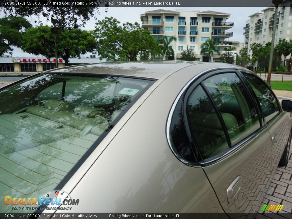 2000 Lexus GS 300 Burnished Gold Metallic / Ivory Photo #14