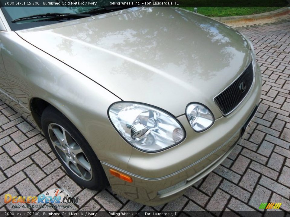 2000 Lexus GS 300 Burnished Gold Metallic / Ivory Photo #15