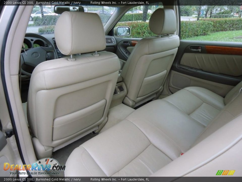 Ivory Interior - 2000 Lexus GS 300 Photo #18