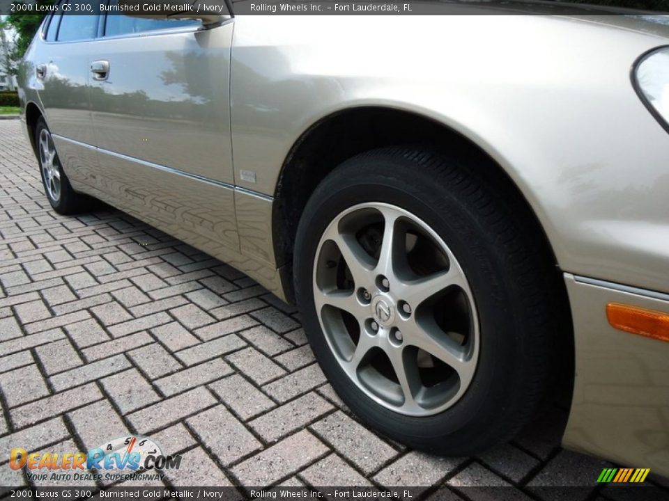 2000 Lexus GS 300 Burnished Gold Metallic / Ivory Photo #20