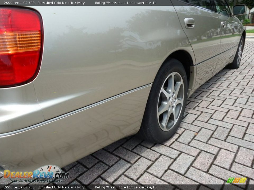 2000 Lexus GS 300 Burnished Gold Metallic / Ivory Photo #21