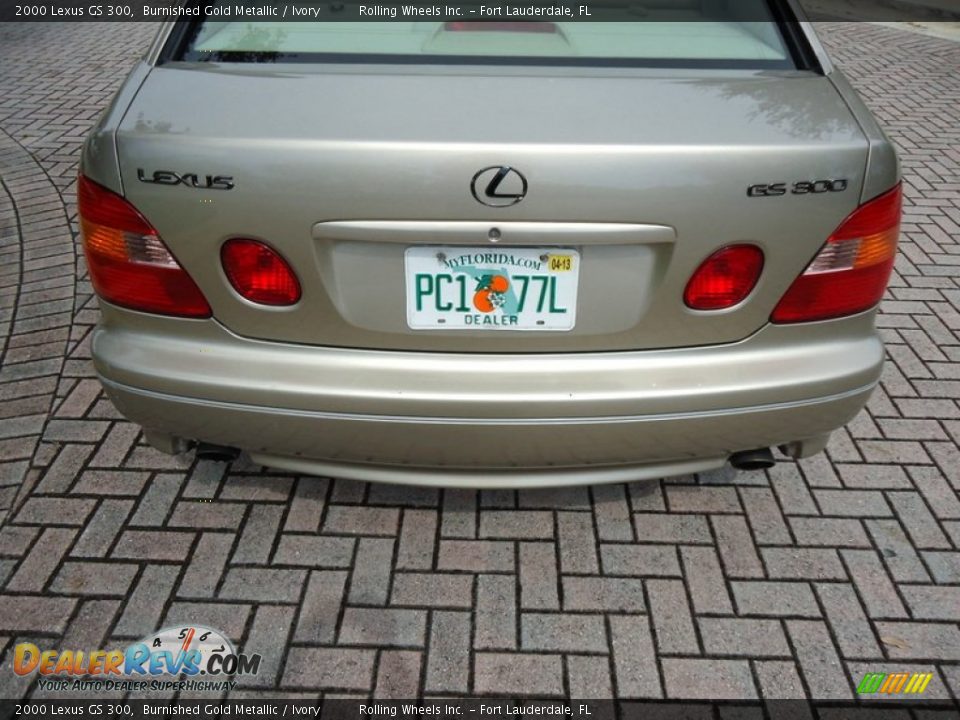 2000 Lexus GS 300 Burnished Gold Metallic / Ivory Photo #23