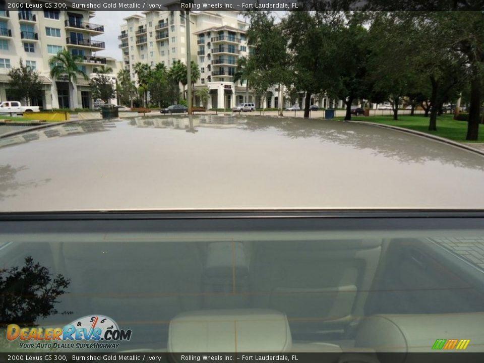 2000 Lexus GS 300 Burnished Gold Metallic / Ivory Photo #25