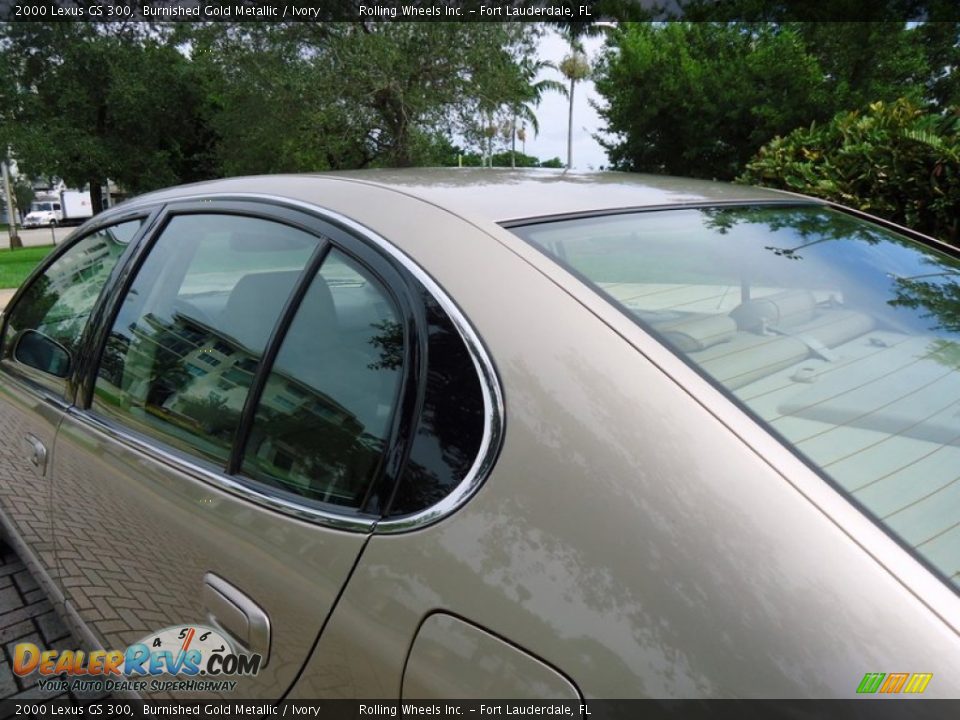 2000 Lexus GS 300 Burnished Gold Metallic / Ivory Photo #26