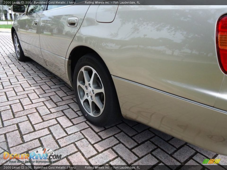 2000 Lexus GS 300 Burnished Gold Metallic / Ivory Photo #27