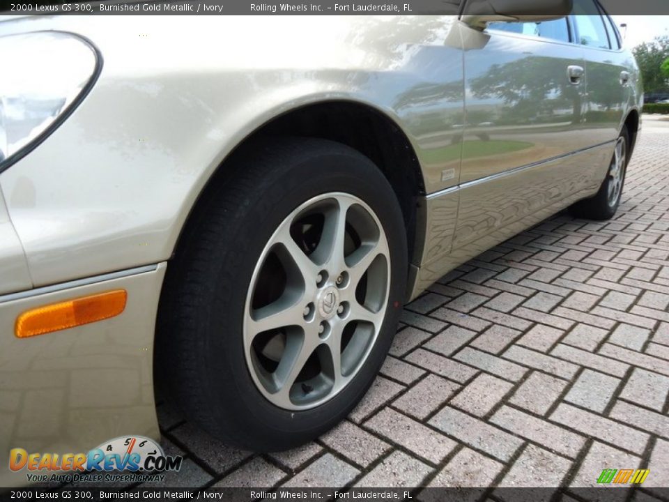 2000 Lexus GS 300 Burnished Gold Metallic / Ivory Photo #29