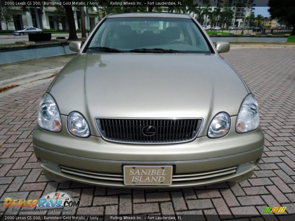 2000 Lexus GS 300 Burnished Gold Metallic / Ivory Photo #30
