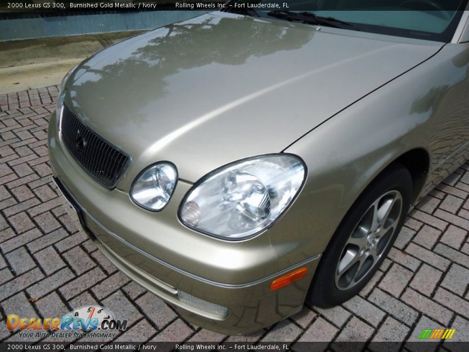 2000 Lexus GS 300 Burnished Gold Metallic / Ivory Photo #31