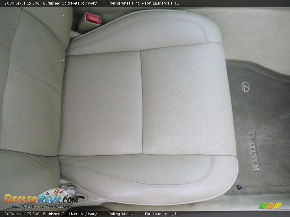 2000 Lexus GS 300 Burnished Gold Metallic / Ivory Photo #32