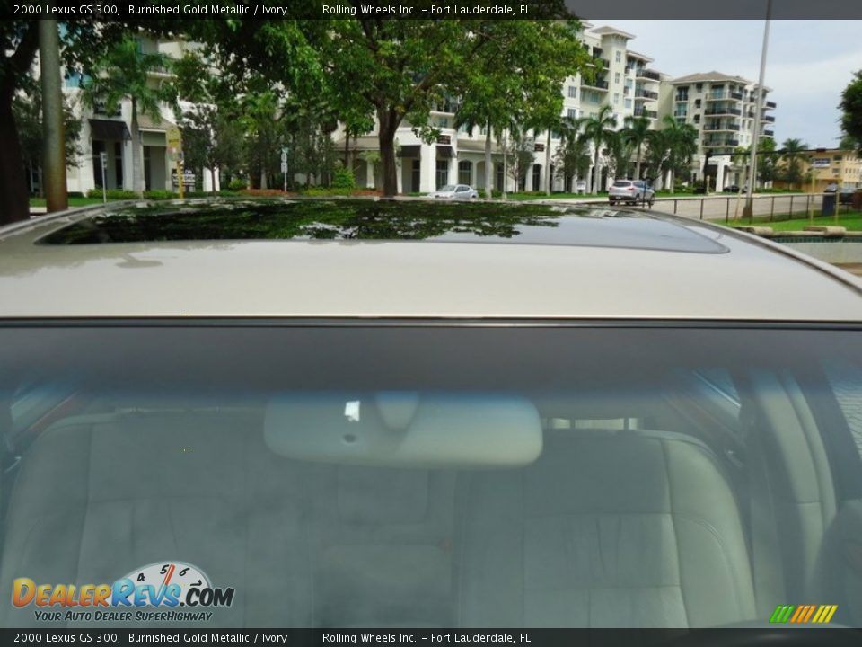2000 Lexus GS 300 Burnished Gold Metallic / Ivory Photo #35