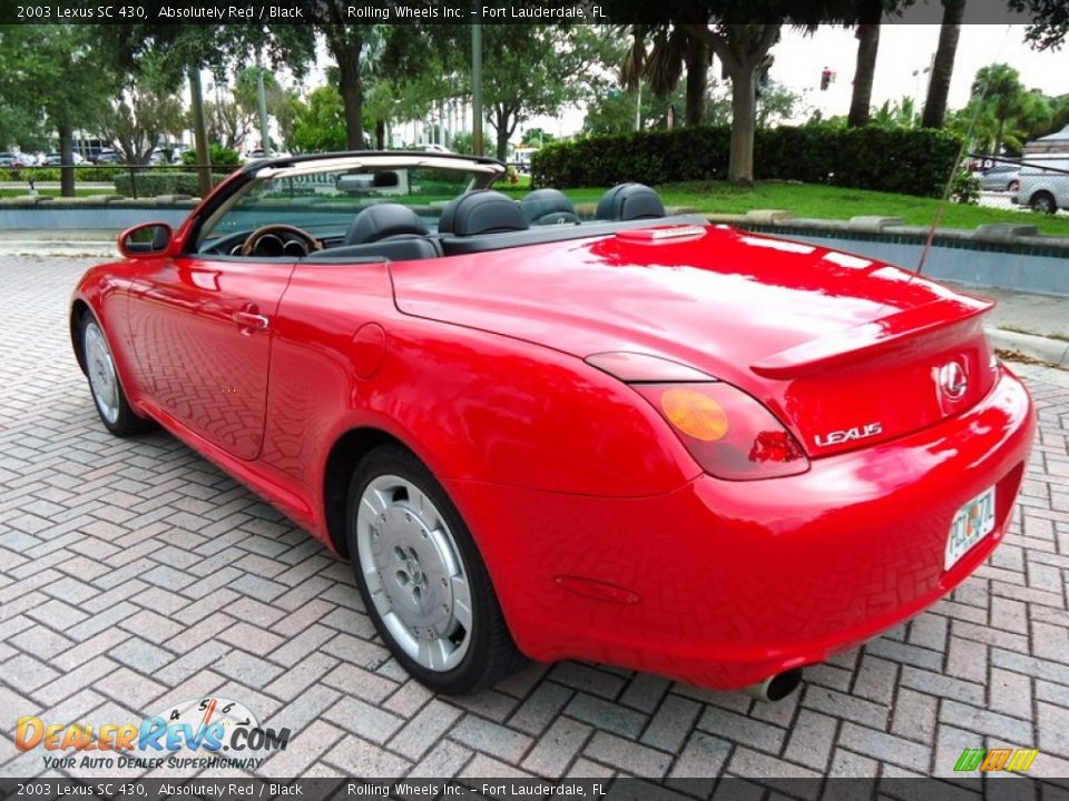 2003 Lexus SC 430 Absolutely Red / Black Photo #1