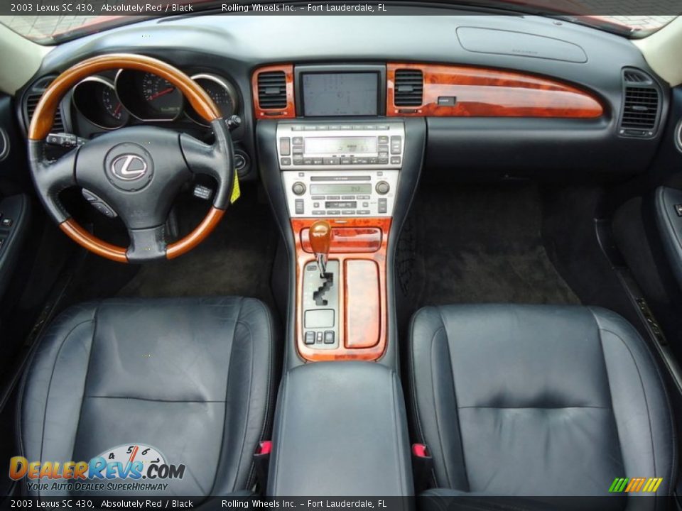 Black Interior - 2003 Lexus SC 430 Photo #3