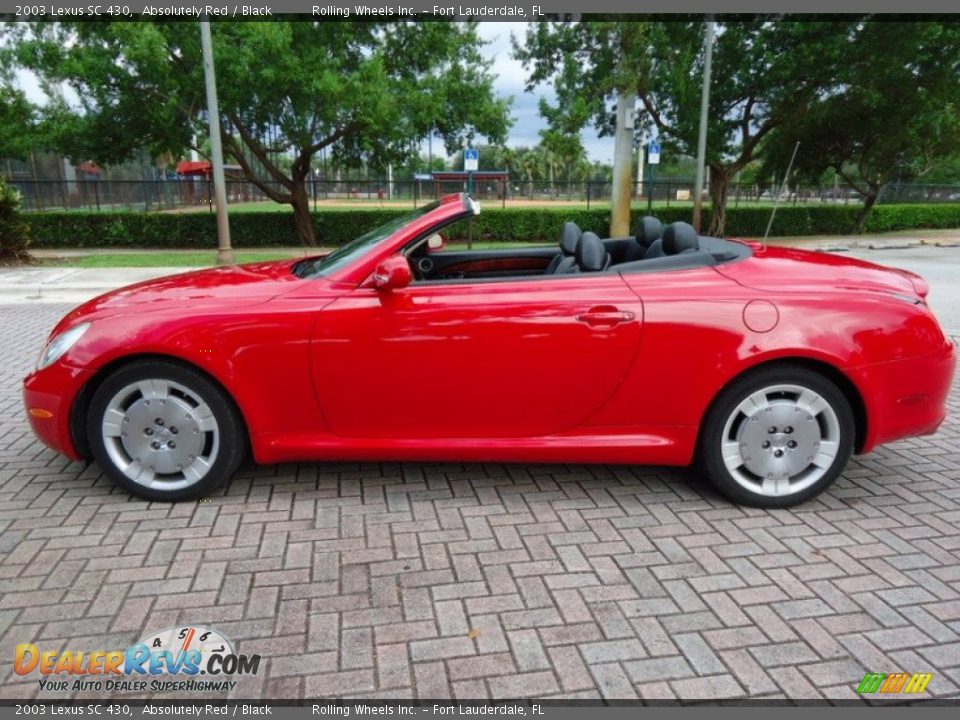 Absolutely Red 2003 Lexus SC 430 Photo #4