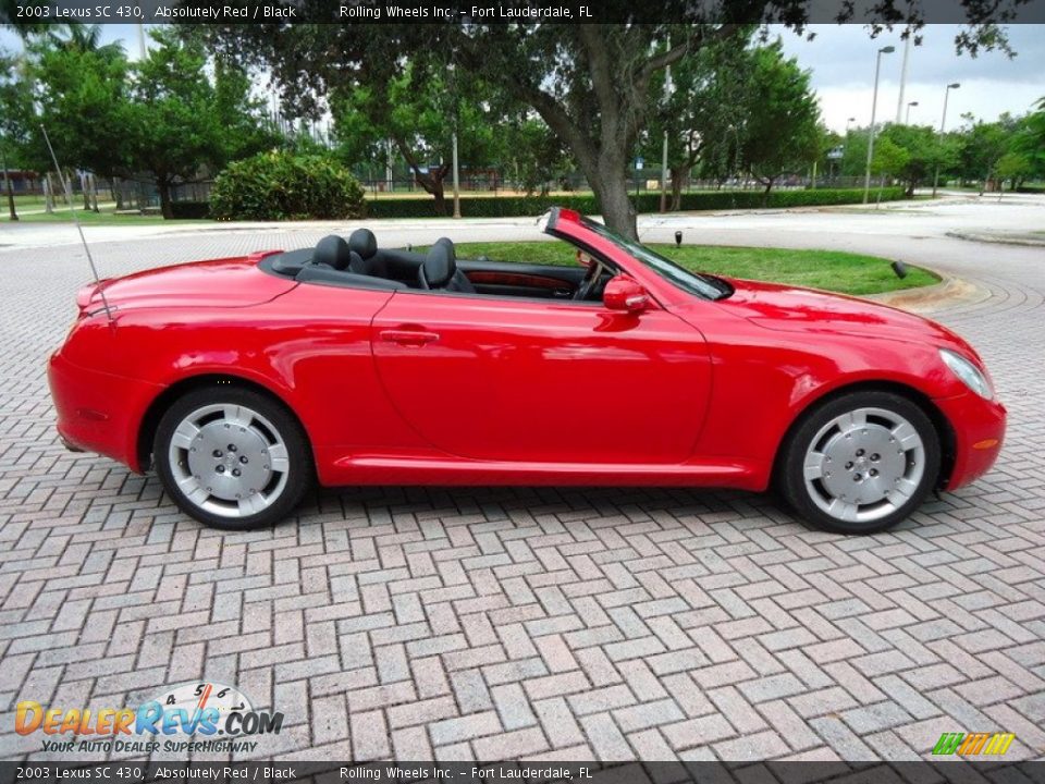 Absolutely Red 2003 Lexus SC 430 Photo #5
