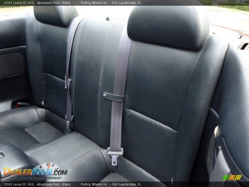 Rear Seat of 2003 Lexus SC 430 Photo #6