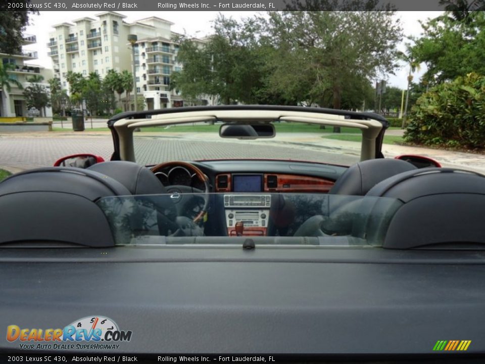 2003 Lexus SC 430 Absolutely Red / Black Photo #11