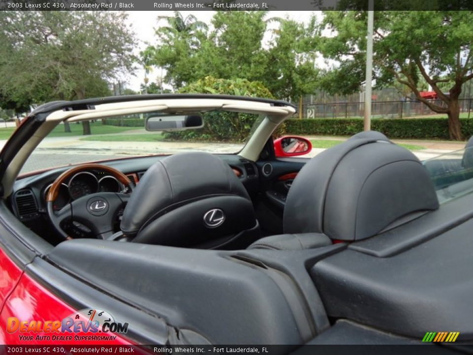 2003 Lexus SC 430 Absolutely Red / Black Photo #14