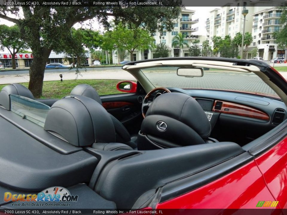 2003 Lexus SC 430 Absolutely Red / Black Photo #18