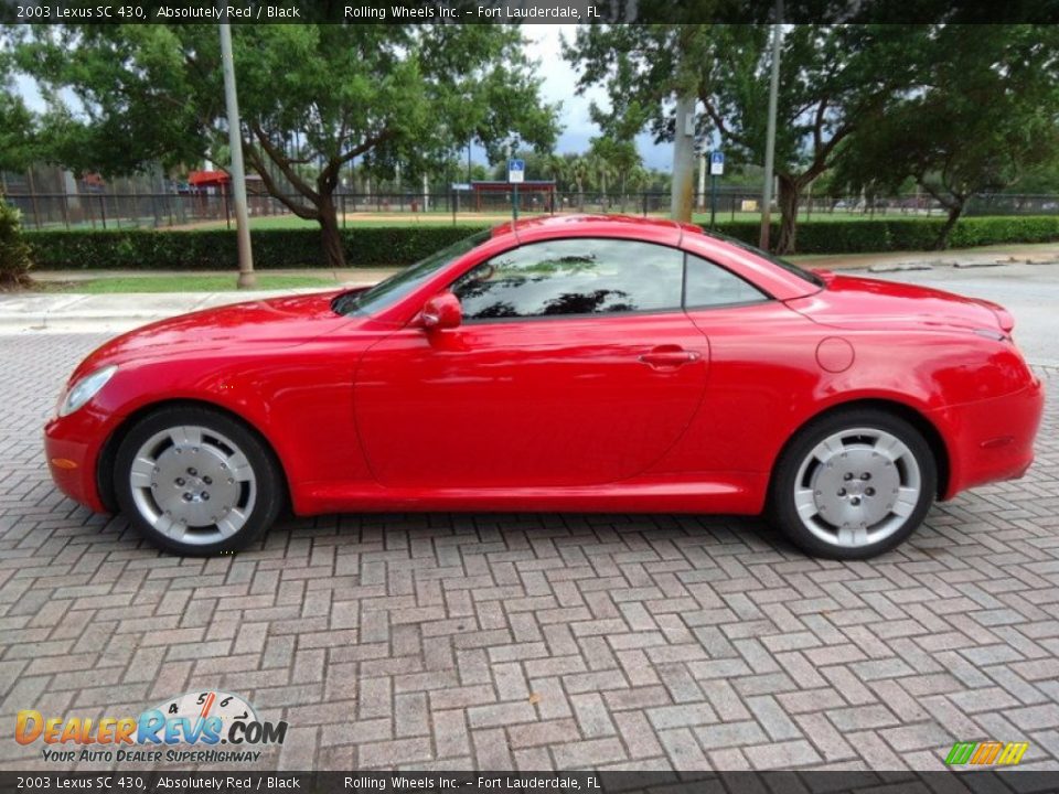 Absolutely Red 2003 Lexus SC 430 Photo #26